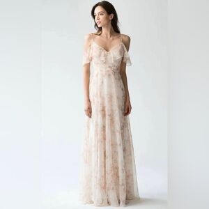 Jenny Yoo | Mila Print bridesmaid gown, size 4